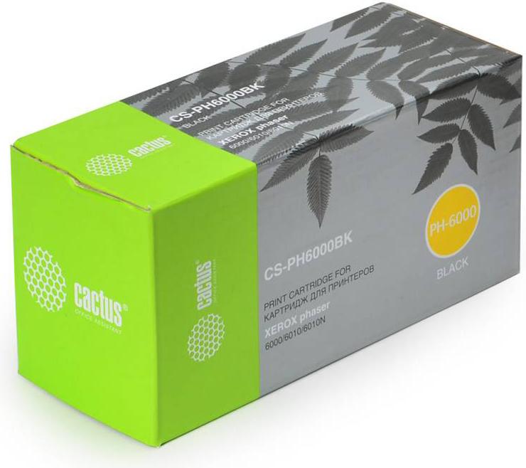 

Картридж Cactus CS-PH6000BK Black, CS-PH6000BK