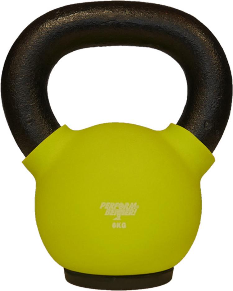 

Гиря Perform Better Neoprene Kettlebell 26 кг желтый [PB\2669\26-00-00], Neoprene Kettlebell 26 кг