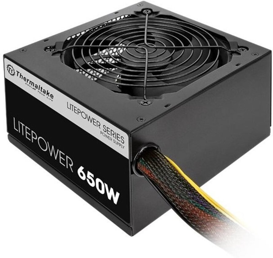 

Блок питания Thermaltake Litepower 650W [PS-LTP-0650NPCNEU-2], Блок питания для компьютеров Thermaltake Litepower 650W PS-LTP-0650NPCNEU-2