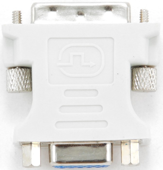 

Переходник Cablexpert A-DVI-VGA DVI-I-VGA Белый