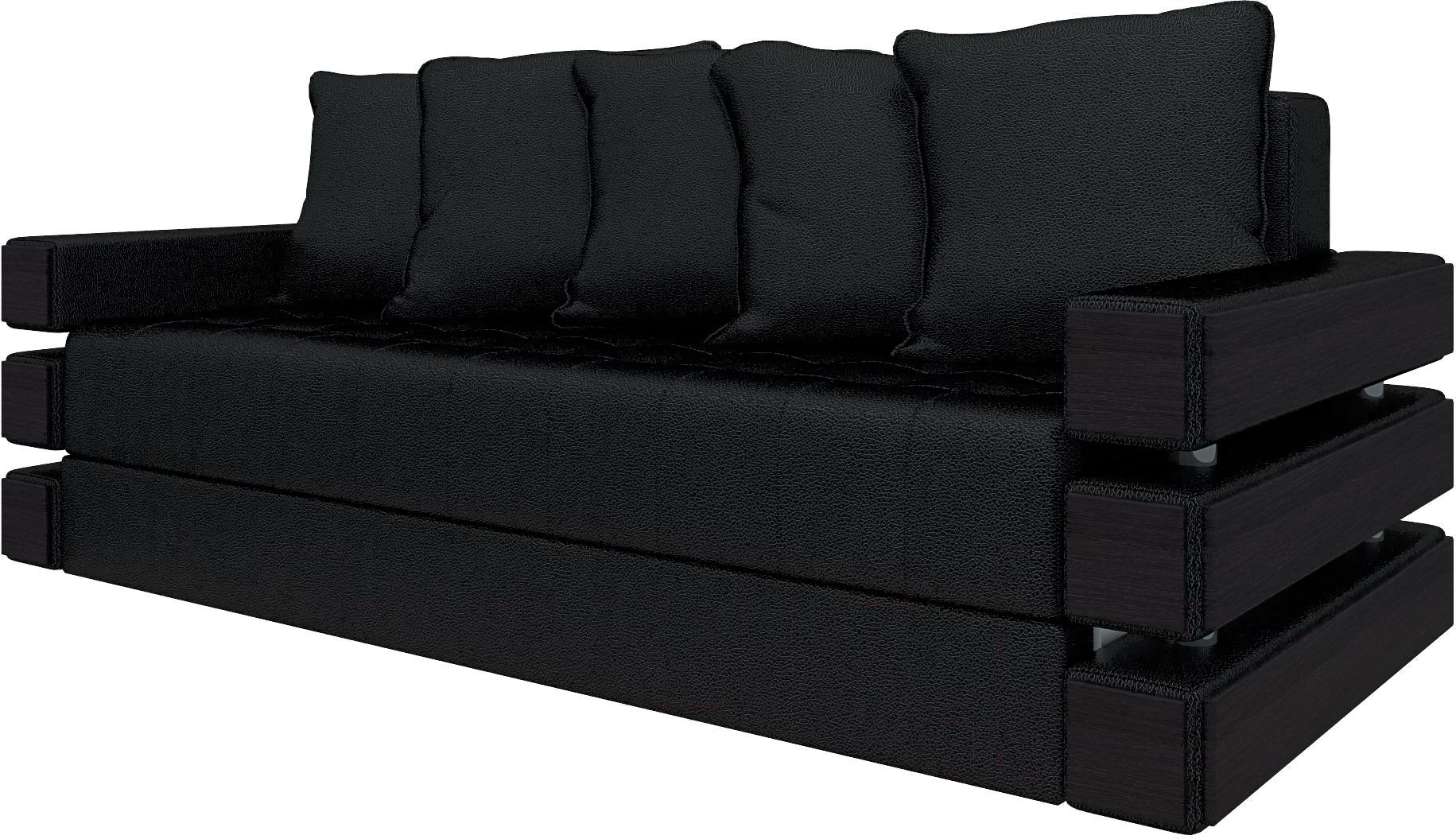 

Диван Mebelico Венеция 65 экокожа черный [58313/57834], Диван Mebelico Венеция 65 экокожа 58313/57834 черный