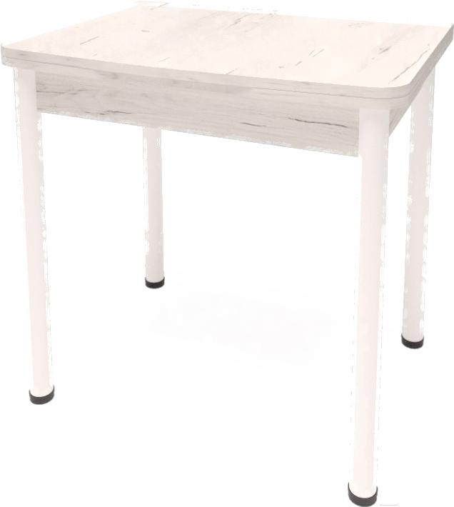 

Стол Millwood Алтай-04 дуб белый Craft/металл белый, Алтай-04