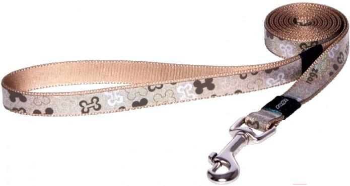 

Ошейник, поводок, намордник Rogz Lapz Trendy Lijn Lang Brown Bones S, Lapz Trendy Lijn Lang