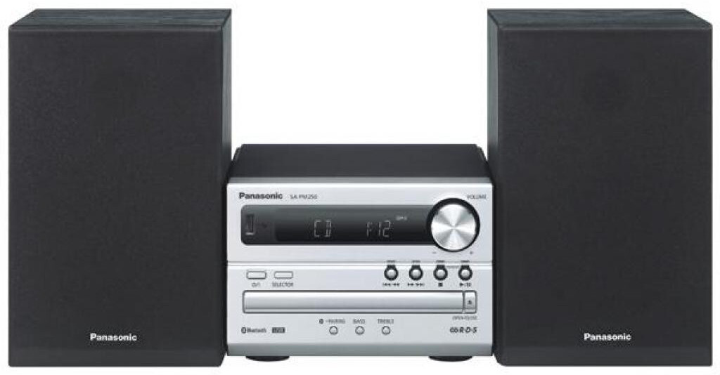 

Микро-система Panasonic SC-PM250, Музыкальный центр Panasonic SC-PM250EE SC-PM250EE-S серебристый