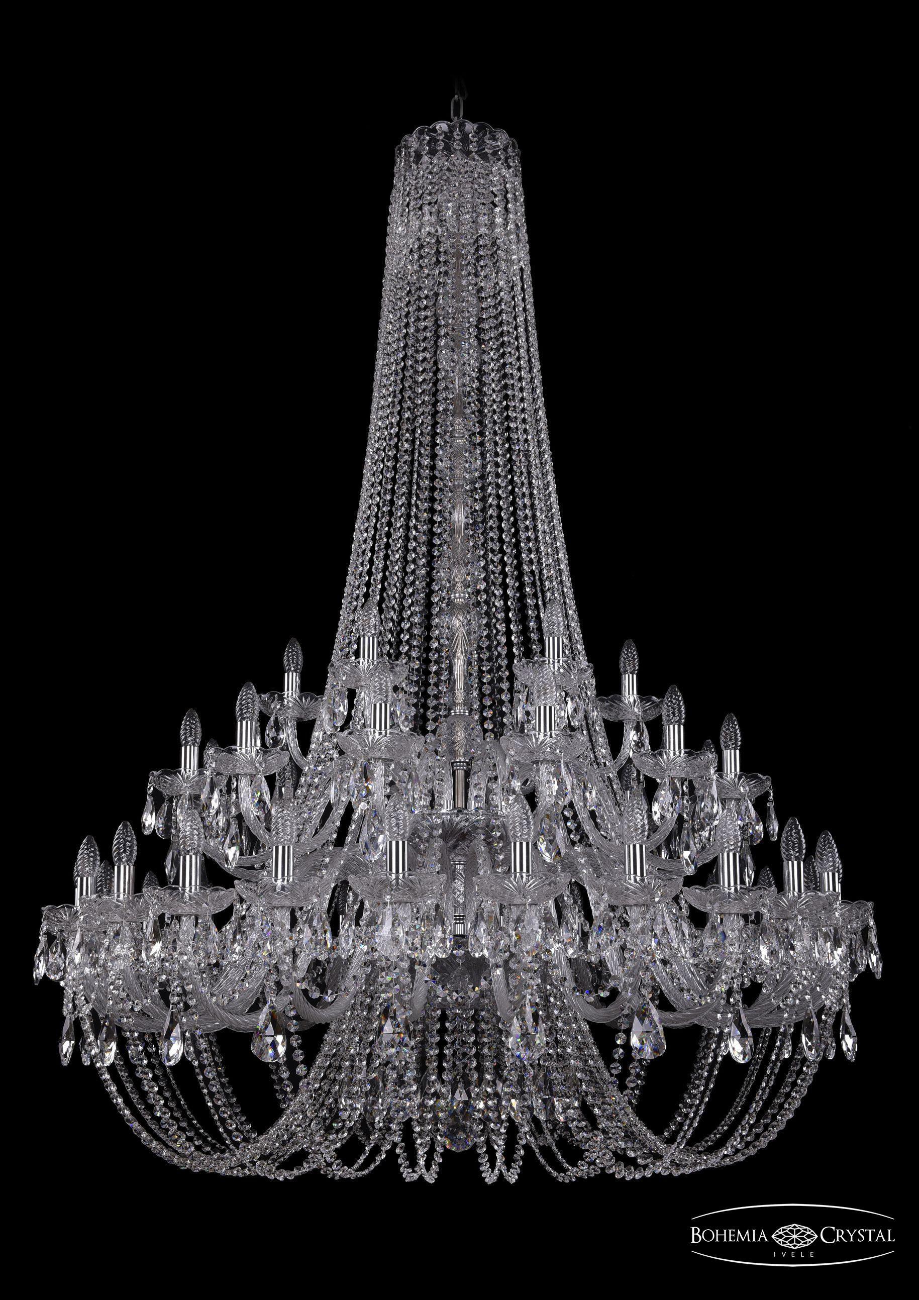 

Подвесная люстра Bohemia Ivele Crystal 1406/24+12+6/460/h-177/2d/Ni