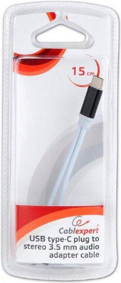 

Кабель для компьютера Cablexpert Переходник USB Cablexpert CCA-UC3.5F-02-W, USB Type-C/Jack3.5 F+ Type-C F, блистер [CCA-UC3.5F-02], Кабель аудио Cablexpert CCA-UC3.5F-02 USB 3.1 Gen1 Type-C/3.5 мм jack 0.15 м
