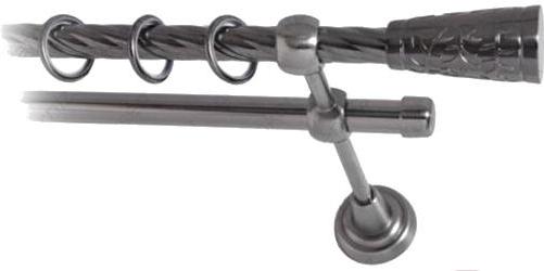 

Карниз Lm Decor Византия 066 2р витой 3м антрацит, Византия 066 2р витой 16мм 3.0м