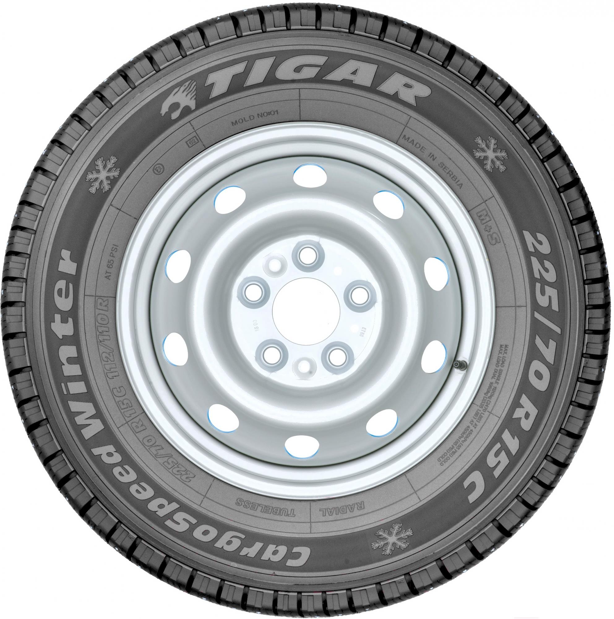 

Шины Tigar Cargo Speed Winter 225/70R15C 112/110R (шипы) Зимняя, Cargo Speed Winter 225/70R15C 112/110R (шипы) Зимняя