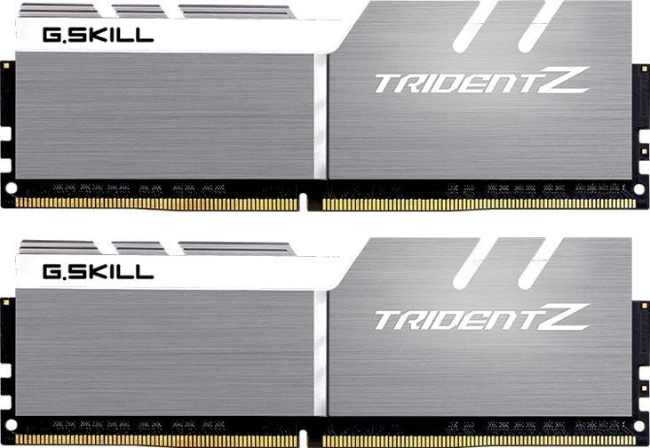 

Оперативная память G.Skill DDR IV 16Gb KiTof2 PC-25600 3200MHz Trident Z [F4-3200C16D-16GTZSW], Оперативная память G.SKILL Trident Z 2x8GB DDR4 PC4-25600 F4-3200C16D-16GTZSW