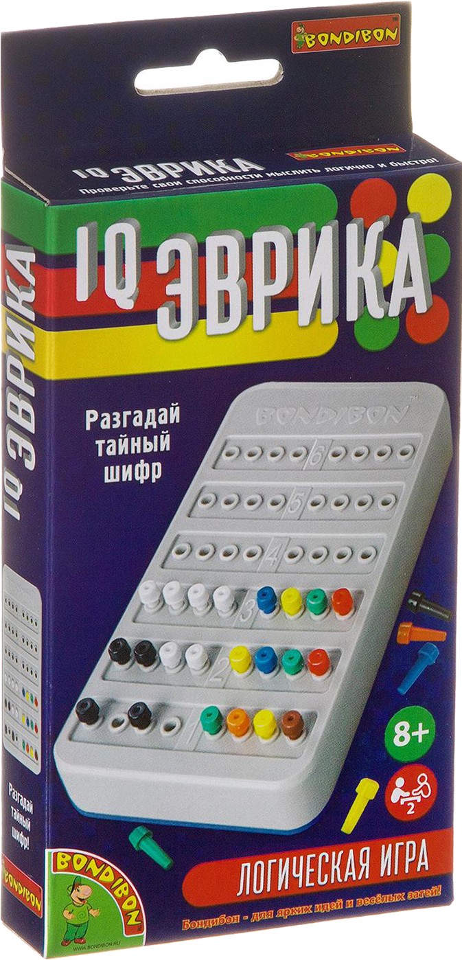 

Настольная игра Bondibon IQ Эврика [BB2505], Настольная игра Bondibon IQ Эврика BB2505