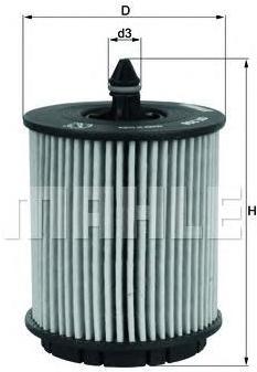 

Фильтр масляной Knecht/Mahle OX258D