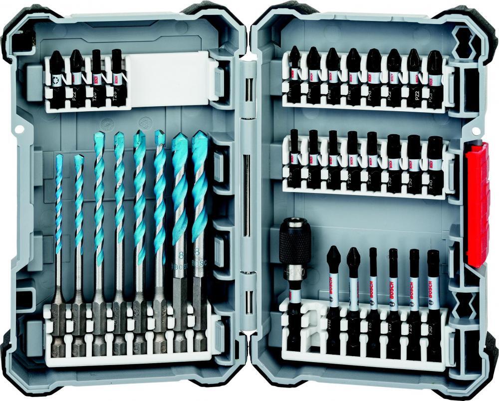 

Набор оснастки Bosch 2.608.577.147, Набор ударных бит и сверл Bosch Impact Control L MultiConstruction 35 2.608.577.147