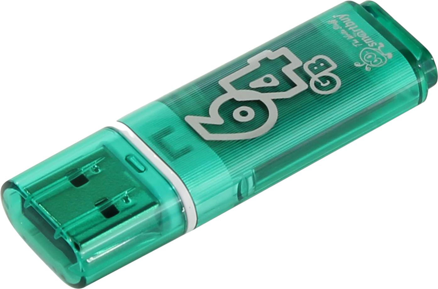 

USB Flash Smart Buy Glossy Green 64GB (SB64GBGS-G), Glossy 64GB