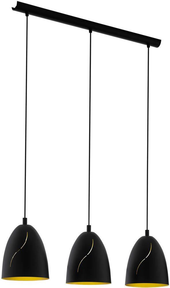 

EGLO 43006 Подвес HUNNINGHAM, 3x60W(E27), сталь, черный, золотой, Hunningham