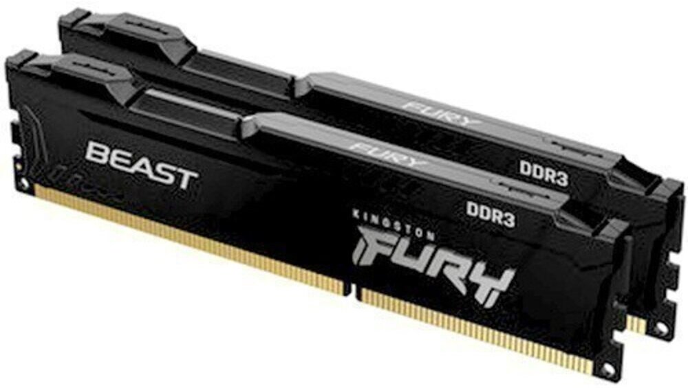 

Оперативная память Kingston KF316C10BBK2/8, Оперативная память Kingston FURY Beast 2x4GB DDR3 PC3-12800 (KF316C10BBK2/8)