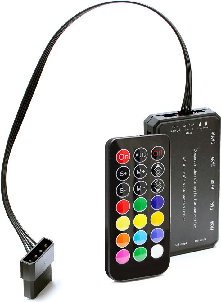 

Контроллер вентиляторов Ginzzu RGB CRC11, Система охлаждения Ginzzu RGB CRC11