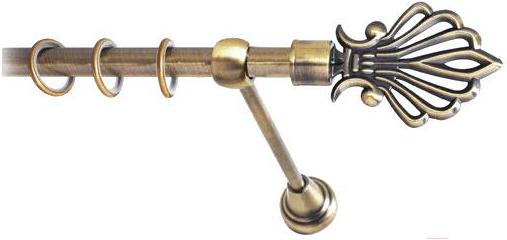 

Карниз Lm Decor Веер 006 1р гладкий 3.6м антик, Веер 006 1р гладкий 16мм 3.6м