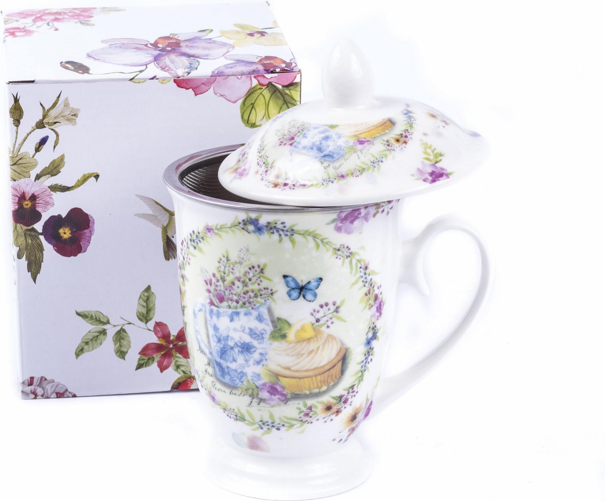 

Чашка Choosing Porcelain с фильтром и крышкой Freshness [RN10050-433], с фильтром и крышкой Freshness