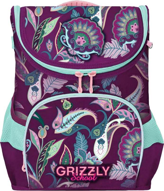 

Школьный рюкзак Grizzly RAn-082-2/610732 фиолетовый, RAn-082-2/610732