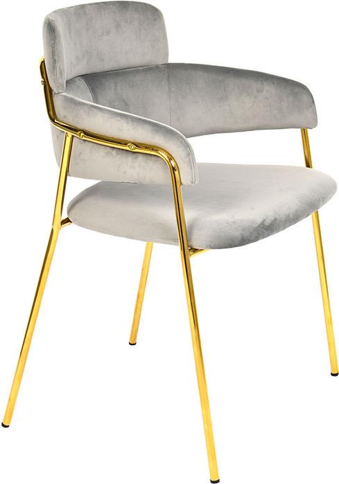 

Стул Stool Group Полли Velvet Grey серый 108415, Полли Velvet