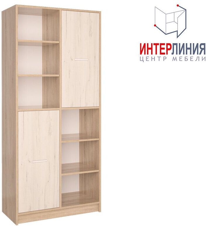 

Шкаф Интерлиния СК-022 венге/дуб молочный