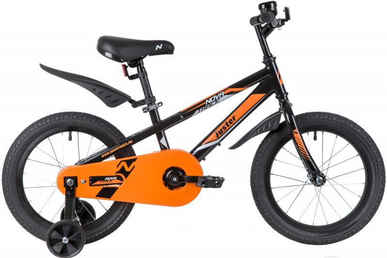

Велосипед детский Novatrack Juster 16'' черный [165JUSTER.BK20], Juster детский