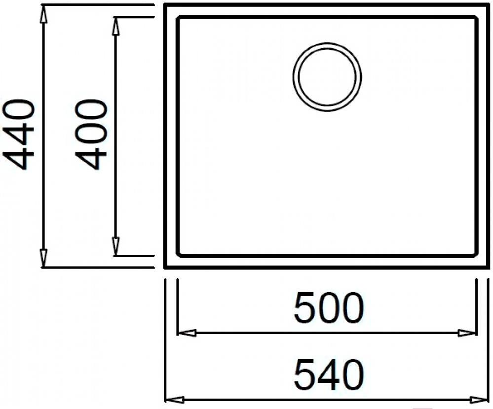 

Кухонная мойка Elleci Quadra 105 Undermount K97 Light Grey [LKQ10597BSO], Quadra 105