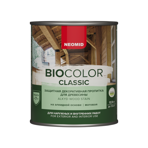 

Защитно-декоративный состав NEOMID Bio Color Classic 900 мл орегон, Защитно-декоративный состав NEOMID Bio Color Classic 900 мл (орегон)