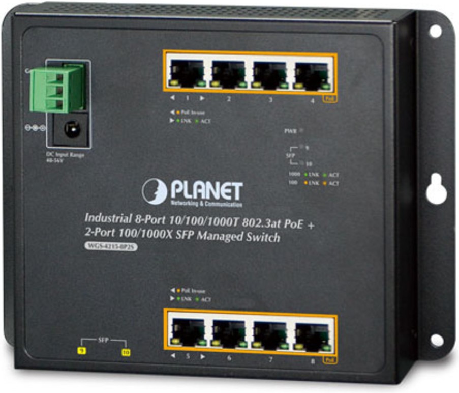 

Коммутатор PLANET WGS-4215-8P2S