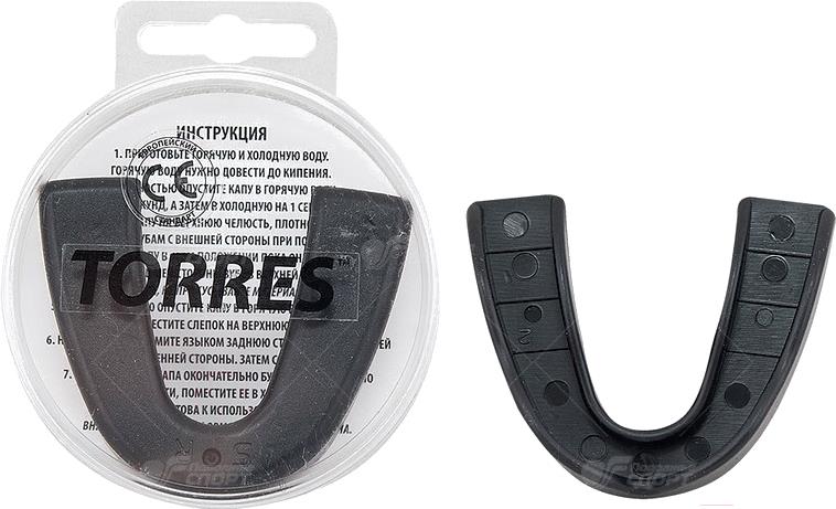 

Боксерская капа Torres Термопластичная черный [PRL1021BK], Термопластичная