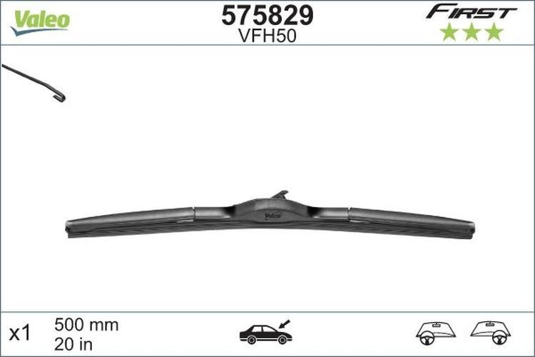 

Щетки стеклоочистителя Valeo Hybrid VFH50 [575829], Щетки стеклоочистителя Valeo Hybrid VFH50 575829