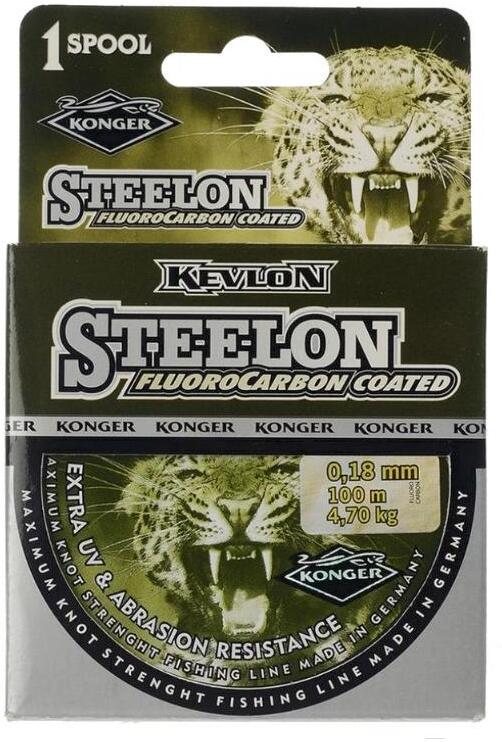 

Леска флюорокарбоновая KONGER STEELON FLUOROCARBON 100 м 0,35 мм [220100035], Леска флюорокарбоновая KONGER STEELON FLUOROCARBON 100 м 0,35 мм 220100035