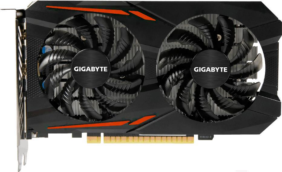 

Видеокарта Gigabyte GV-N105TOC-4GD, GeForce GTX 1050 Ti OC 4GB GDDR5