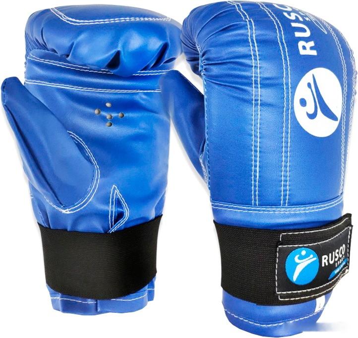 

Боксерские перчатки Rusco Sport снарядные к/з M синий, снарядные к/з M