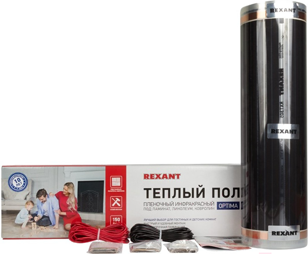 

Инфракрасная пленка Rexant Optima (150 1 кв.м. 150 Вт)