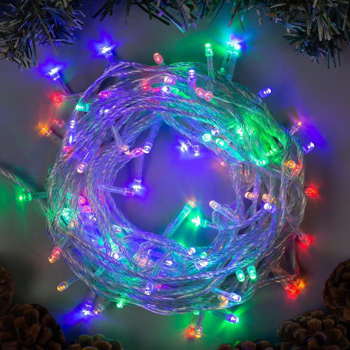 

Новогодняя гирлянда Luazon Нить 100 LED 10м мульти [3556779], Нить 100 LED 10м