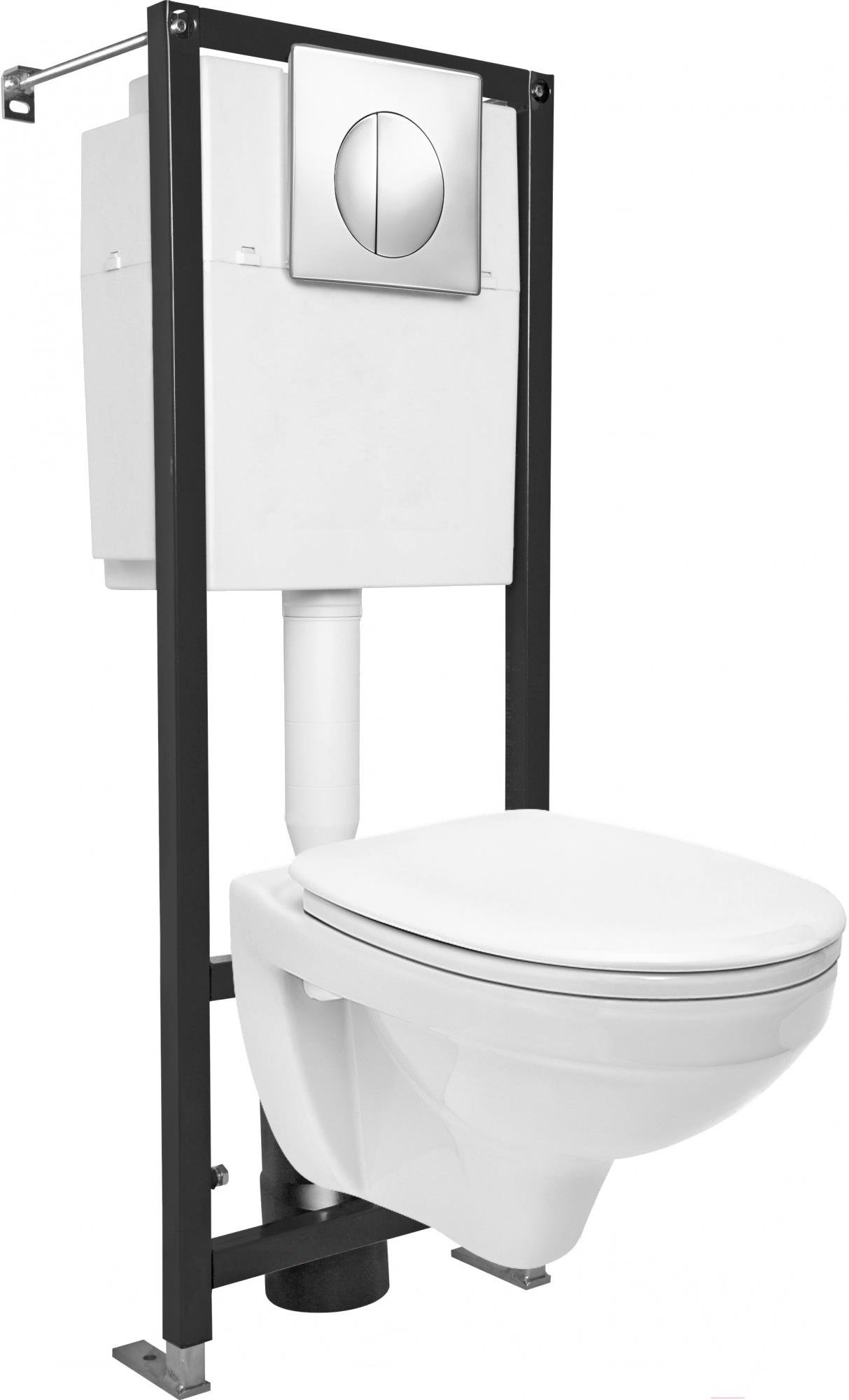

Унитаз Cersanit Delfi белый [SET-DEL/Black/TPL/Cg-w], Delfi