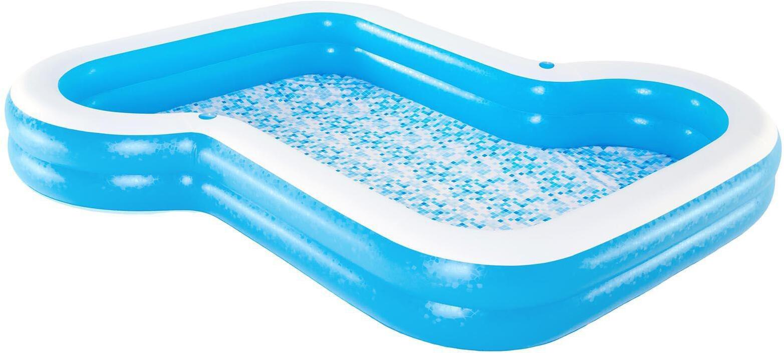 

Надувной бассейн Bestway Sunsational Family Pool 54321 305х274х46 см, Надувной бассейн Bestway Sunsational Family Pool 10' x 9' x 18/3.05m x 2.74m x 46cm (54321)