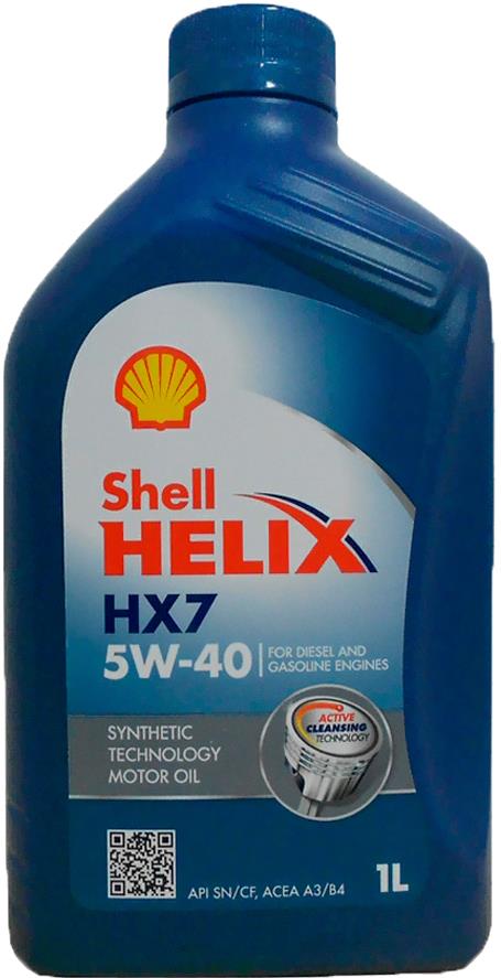 

Моторное масло Shell Helix HX7 5W40 / 550046374 (1л), Helix HX7 5W40 1л