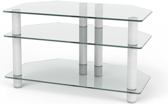 

ТВ-тумба Artglass TVc 32/3/4 прозрачный/серый, TVc 32/3/4