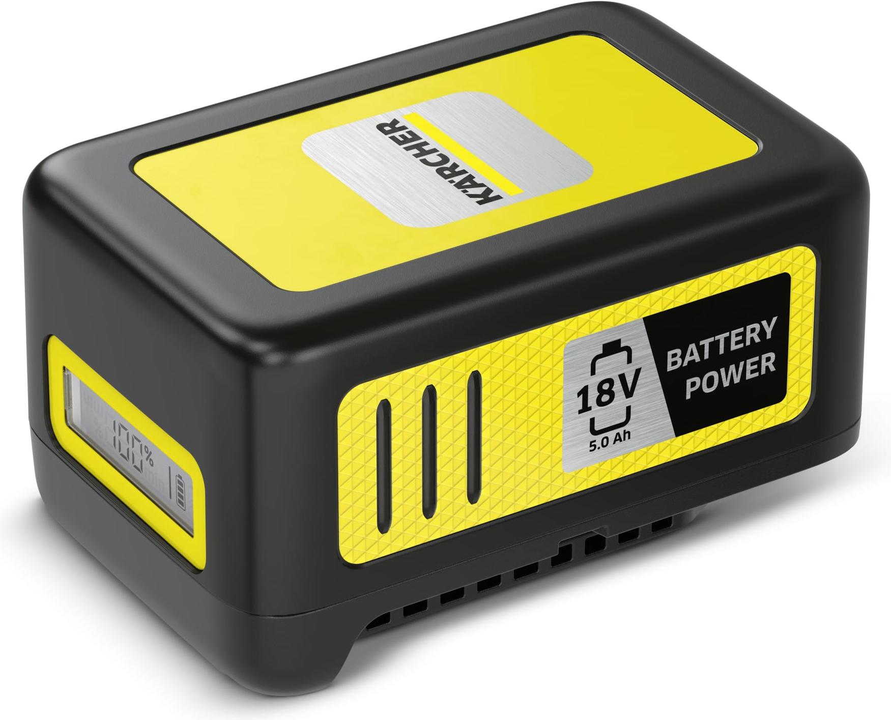 

Запчасти для электроинструмента Karcher Battery Power 18/50, Аккумулятор Karcher Battery Power 18/50﻿ 2.445-035.0 (18В/5 Ah)