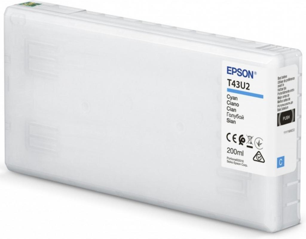 

Картридж для принтера и МФУ Epson T43U Cyan, Картридж Epson T43U C13T43U240 Cyan