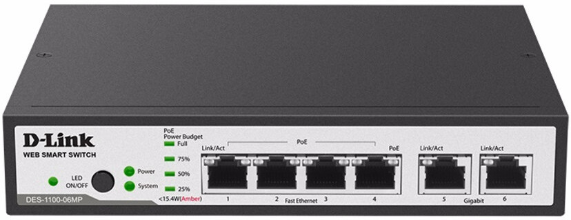 

Коммутатор D-Link DES-1100-06MP/A1A