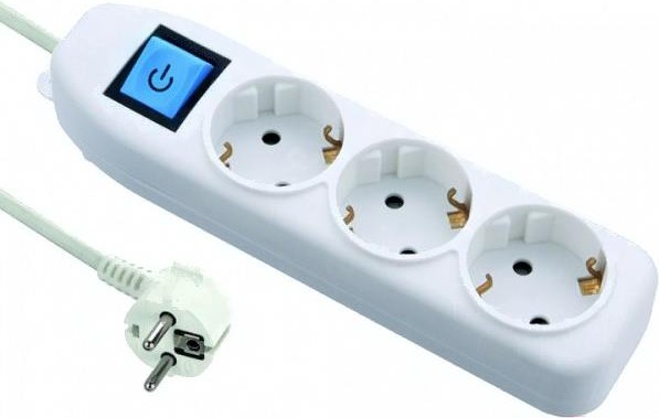 

Удлинитель Electraline 62163 (5м, белый), Сетевой фильтр Electraline 62163 5м белый