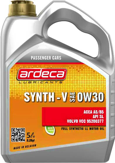 

Моторное масло Ardeca Synth-V 0W30 5л, Synth-V 0W30 5л