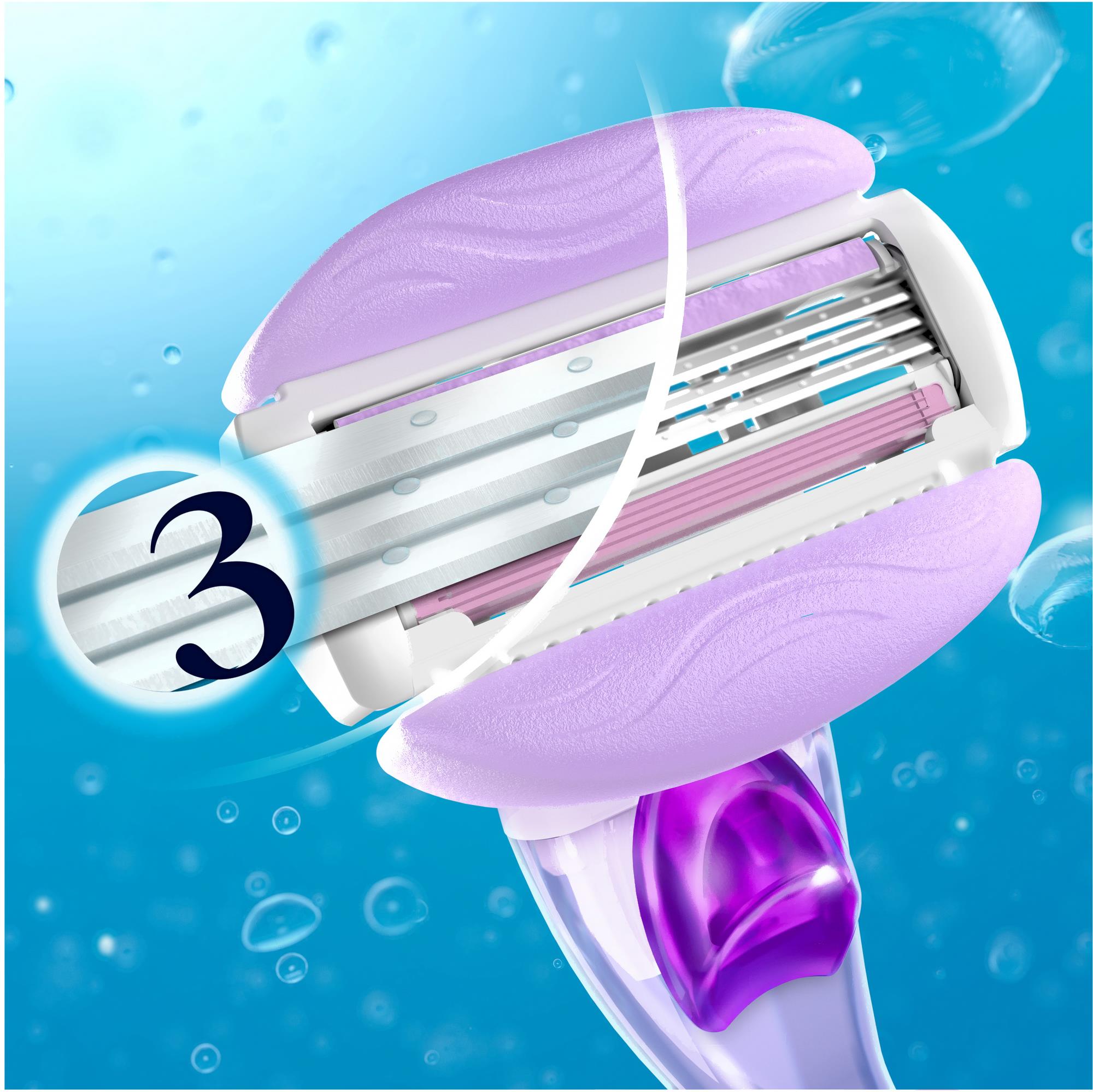 

Сменные кассеты Gillette Venus Breeze с гелем 2шт, Бритвенный станок Gillette Сменные кассеты Venus Breeze с гелем 2шт