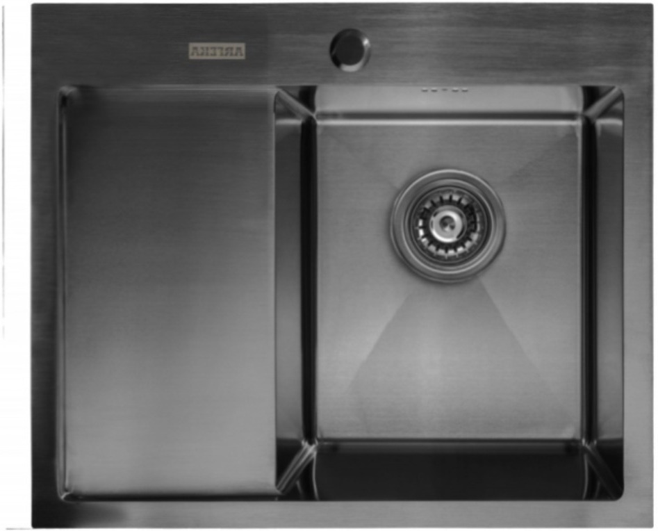 

Кухонная мойка Arfeka AF 650х505 R Black PVD Nano