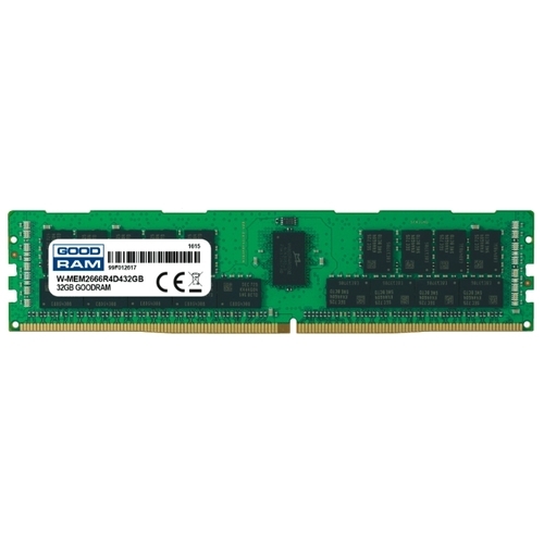 

Оперативная память GOODRAM 32GB DDR4 PC4-21300 W-MEM2666R4D432G, 32GB DDR4 PC4-21300