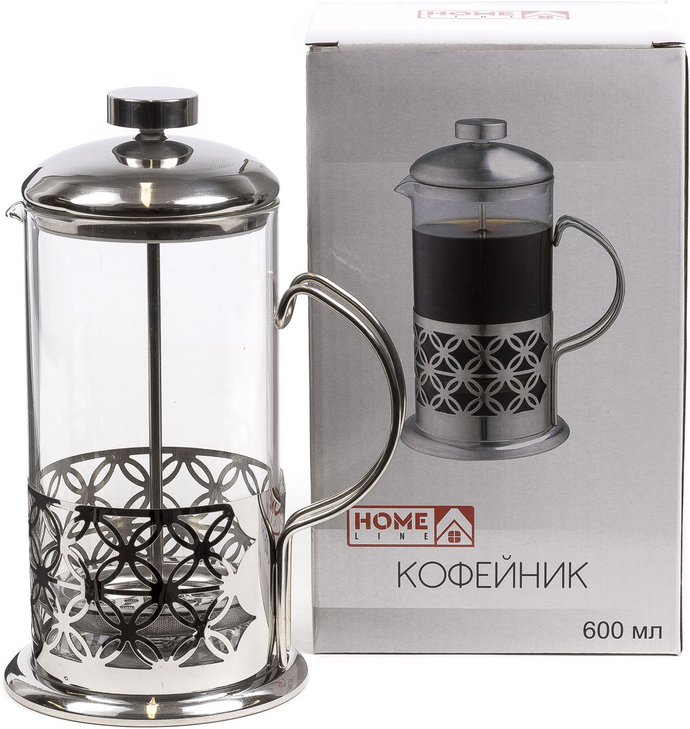 

Френч-пресс Home line WY-S415A-600, Френч-пресс Home Line WY-S415A-600