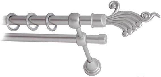 

Карниз Lm Decor Кения 023 2р гладкий 2.4м сатин, Кения 023 2р гладкий 16мм 2.4м